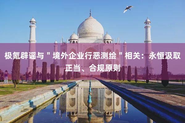 极氪辟谣与＂境外企业行恶测绘＂相关：永恒汲取正当、合规原则