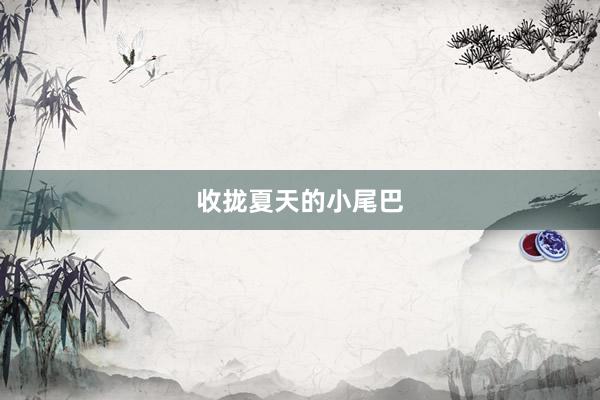 收拢夏天的小尾巴